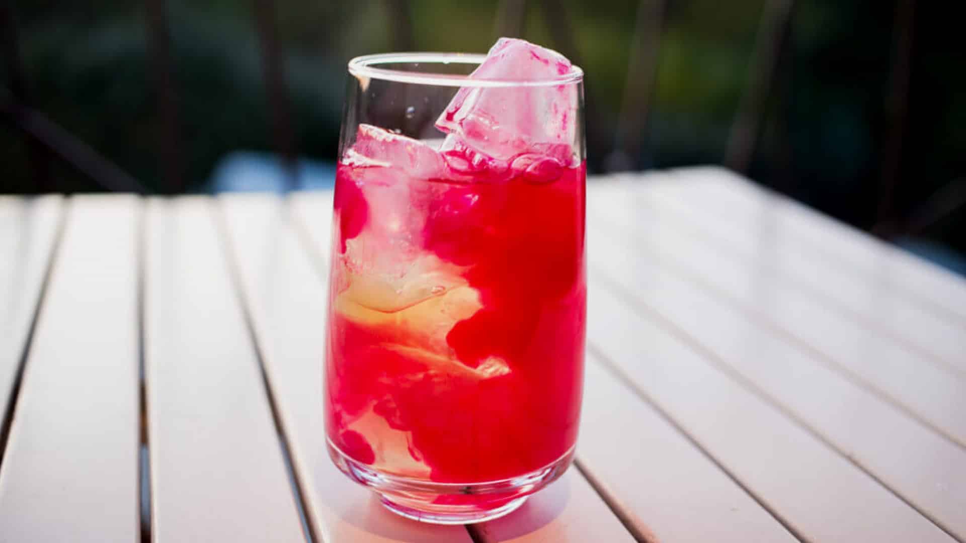 Le thé frappé aux fruits fait maison